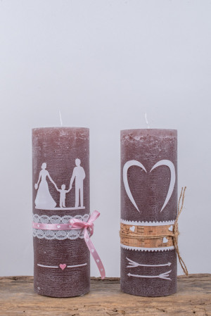 Holzbildhauer Boegemann Hochzeitskerzen