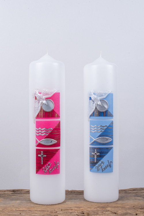 Holzbildhauer Boegemann Taufkerzen