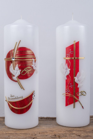 Holzbildhauer Boegemann Hochzeitskerzen