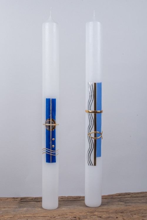 Holzbildhauer Boegemann Taufkerzen