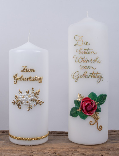 Holzbildhauer Boegemann Geburtstagskerzen